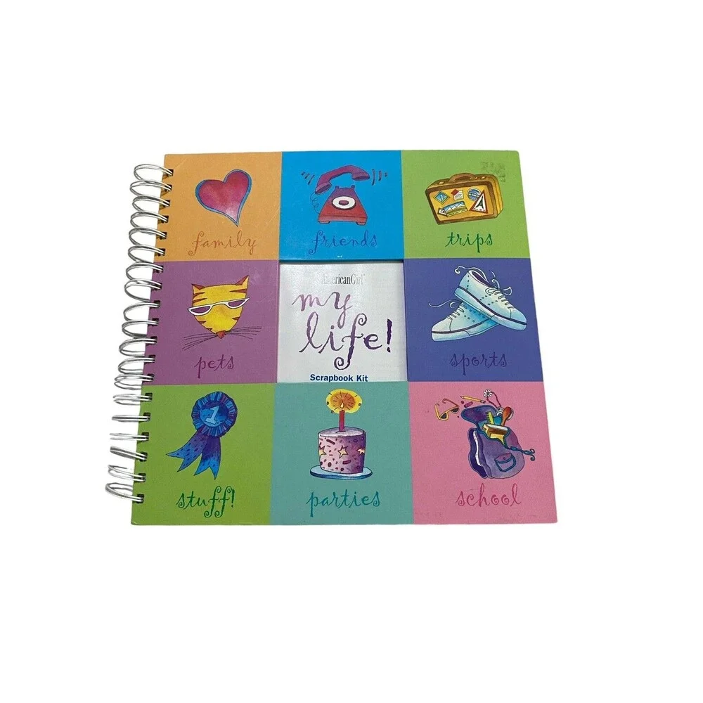 American Girl Pleasant Company My Life Scrapbook Kit 2001 Unused Complete
